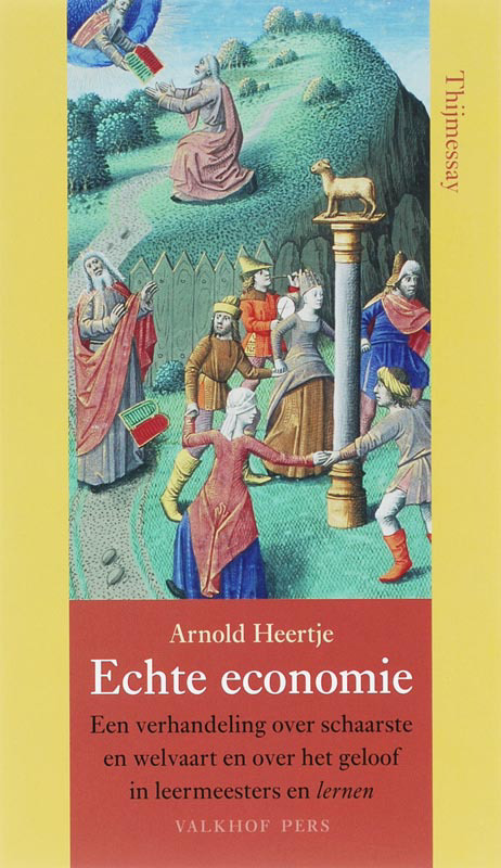 De voorkant van het boek met de titel : Echte economie
