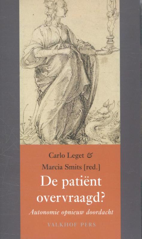 De voorkant van het boek met de titel : De pati&#235;nt overvraagd?