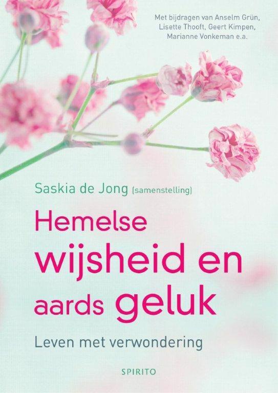 De voorkant van het boek met de titel : Hemelse wijsheid en aards geluk