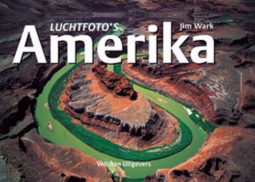 De voorkant van het boek met de titel : Luchtfoto&#39;s van Amerika