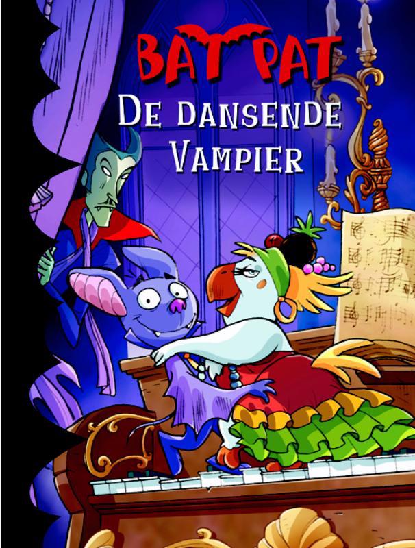 De voorkant van het boek met de titel : De dansende vampier