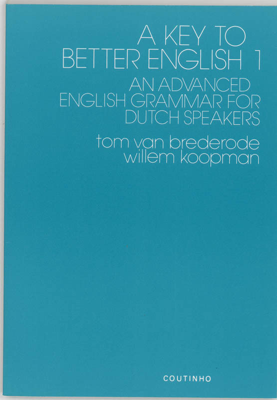 De voorkant van het boek met de titel : Key to better english