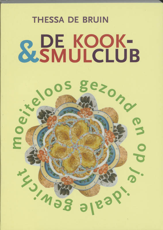 De voorkant van het boek met de titel : De Kook- &amp; Smulclub