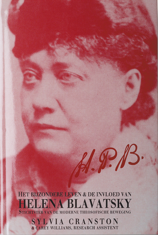 De voorkant van het boek met de titel : H P B (Helena Blavatsky)