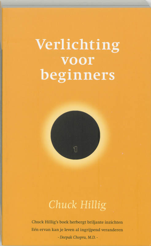 De voorkant van het boek met de titel : Verlichting voor beginners