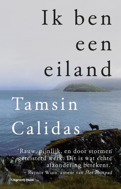 De voorkant van het boek met de titel : Ik ben een eiland