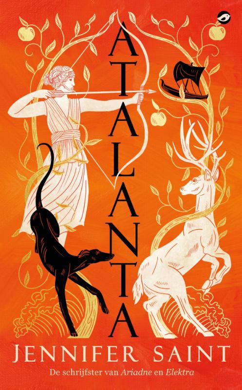 De voorkant van het boek met de titel : Atalanta