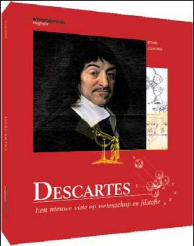 De voorkant van het boek met de titel : Descartes