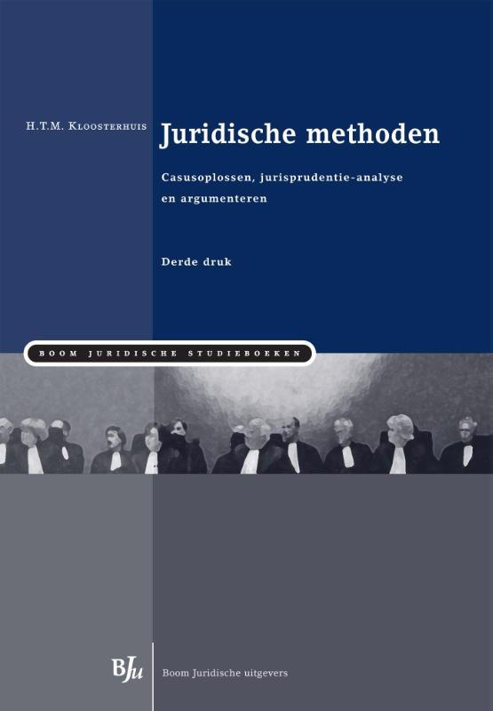 De voorkant van het boek met de titel : Juridische methoden
