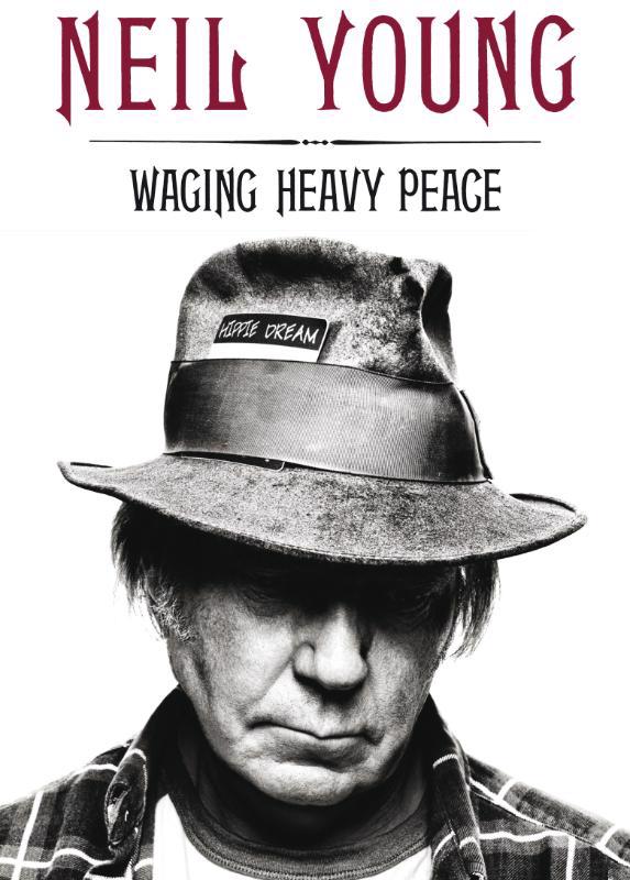 De voorkant van het boek met de titel : Waging heavy peace