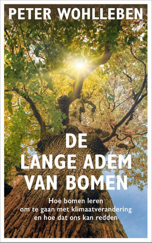 De voorkant van het boek met de titel : De lange adem van bomen