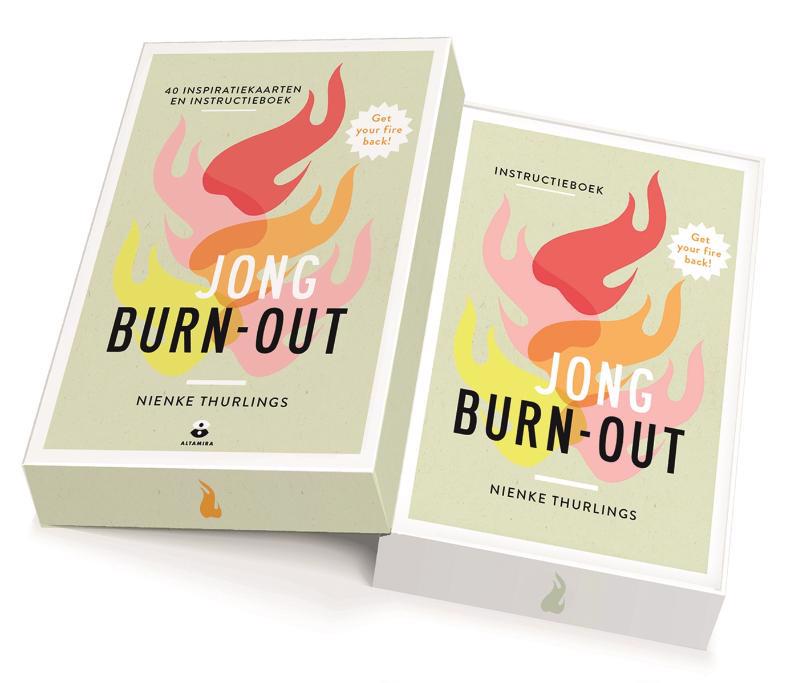 De voorkant van het boek met de titel : Jong burn-out