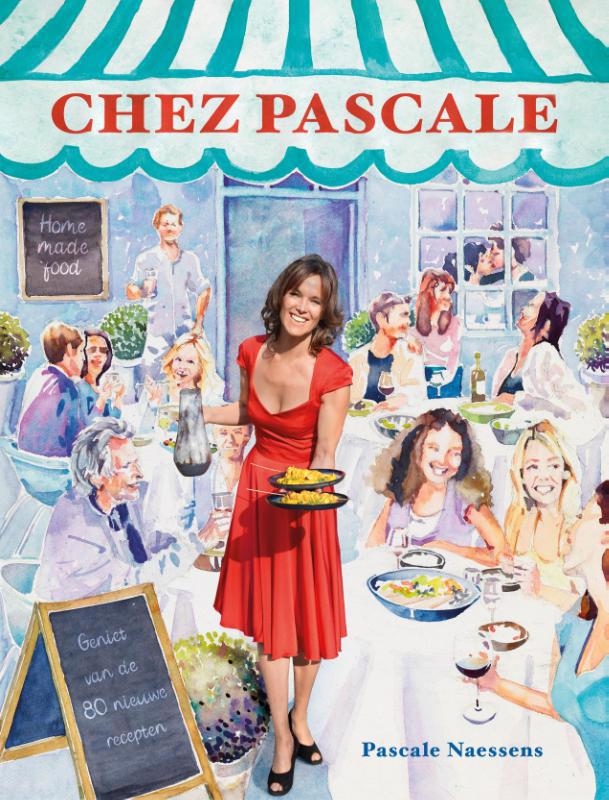 De voorkant van het boek met de titel : Chez Pascale