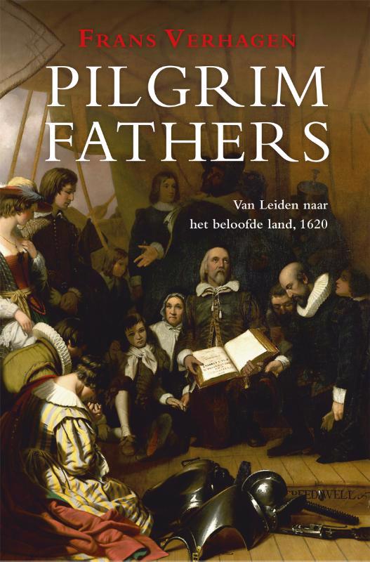 De voorkant van het boek met de titel : Pilgrim Fathers