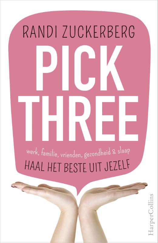 De voorkant van het boek met de titel : Pick Three