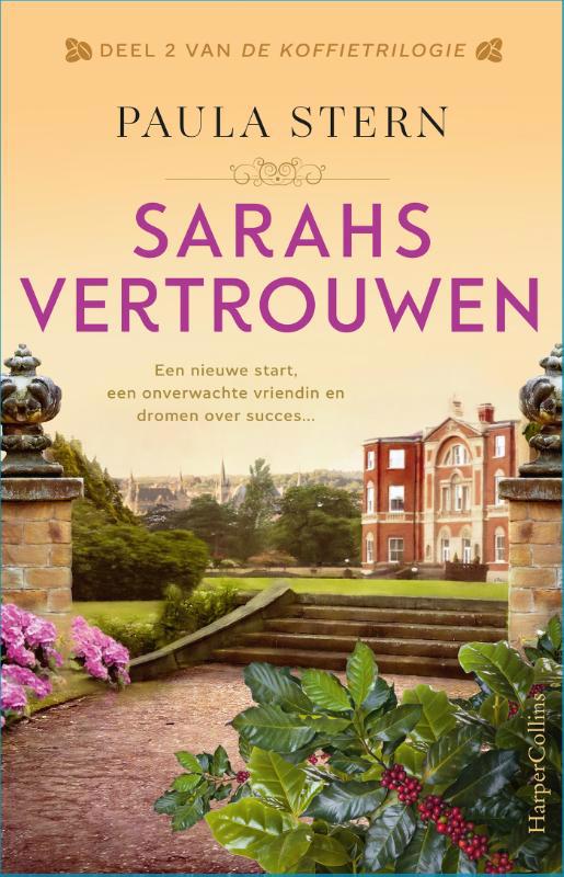 De voorkant van het boek met de titel : Sarahs vertrouwen