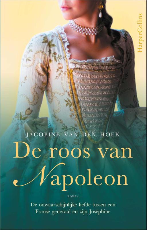 De voorkant van het boek met de titel : De roos van Napoleon