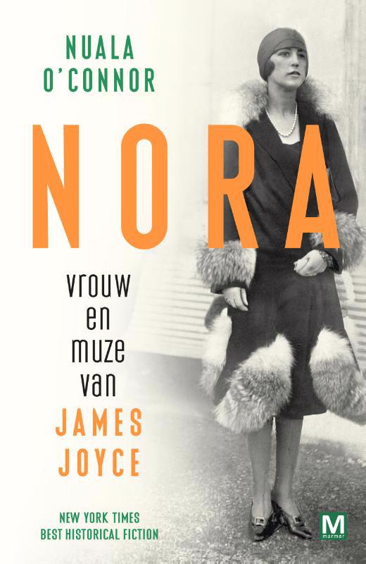 De voorkant van het boek met de titel : Nora, vrouw en muze van James Joyce