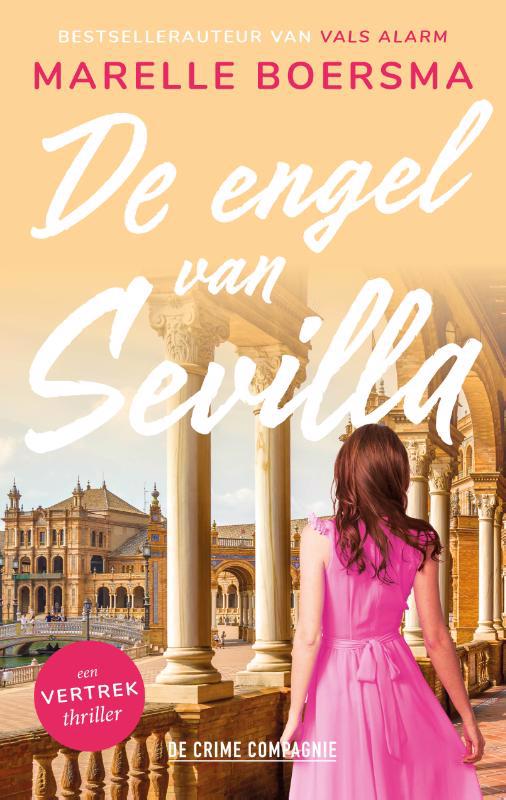 De voorkant van het boek met de titel : De engel van Sevilla