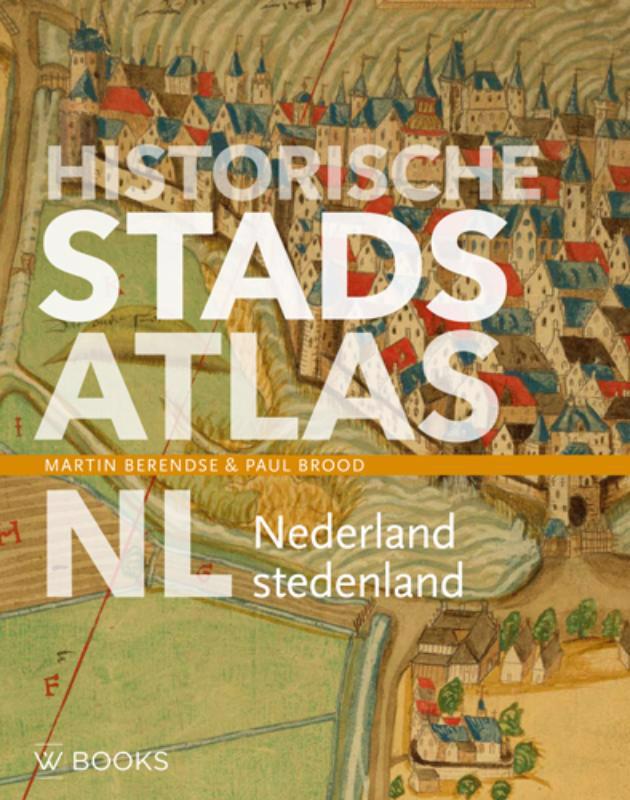 De voorkant van het boek met de titel : Historische stadsatlas NL