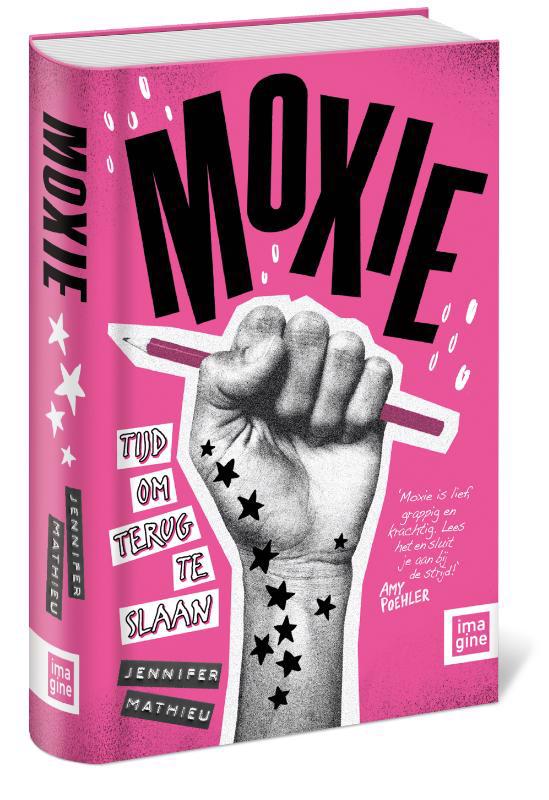 De voorkant van het boek met de titel : Moxie
