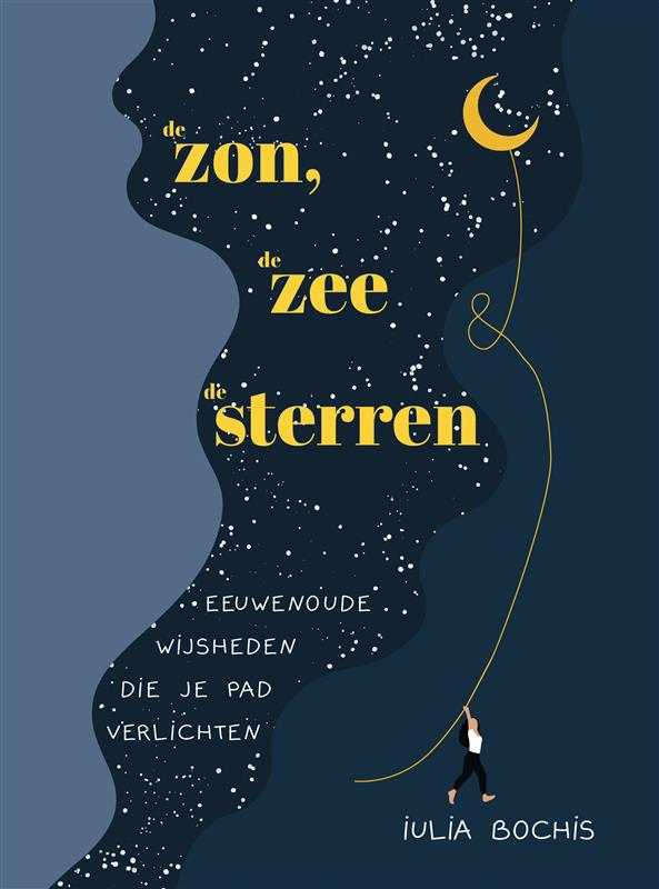 De voorkant van het boek met de titel : De zon, de zee &amp; de sterren