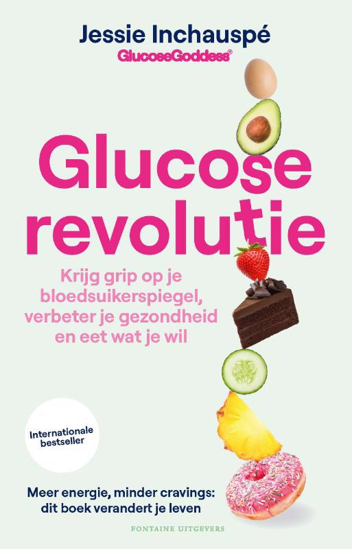 De voorkant van het boek met de titel : Glucose revolutie