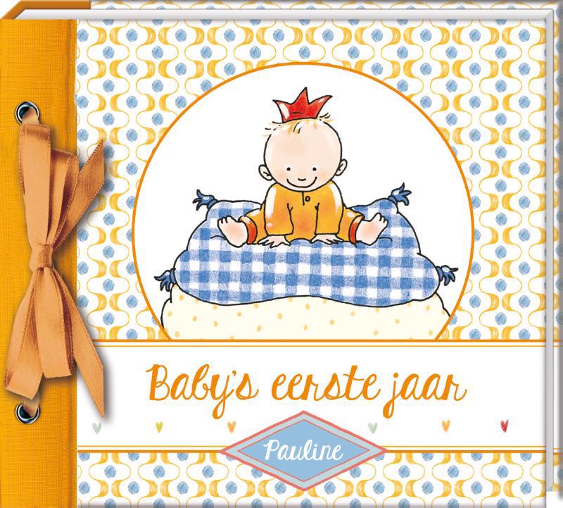 De voorkant van het boek met de titel : Baby&#39;s eerste jaar - Pauline Oud