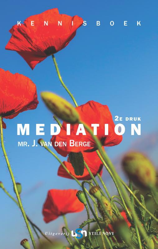 De voorkant van het boek met de titel : Kennisboek mediation