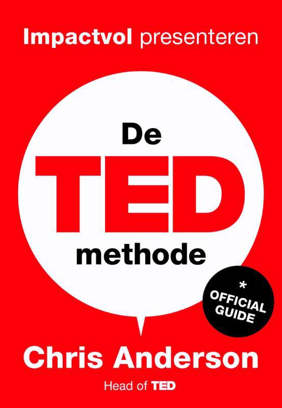 De voorkant van het boek met de titel : De TED-methode