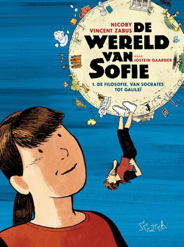 De voorkant van het boek met de titel : De wereld van Sofie
