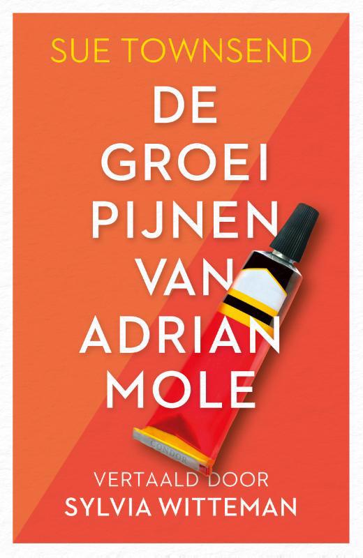 De voorkant van het boek met de titel : De groeipijnen van Adrian Mole