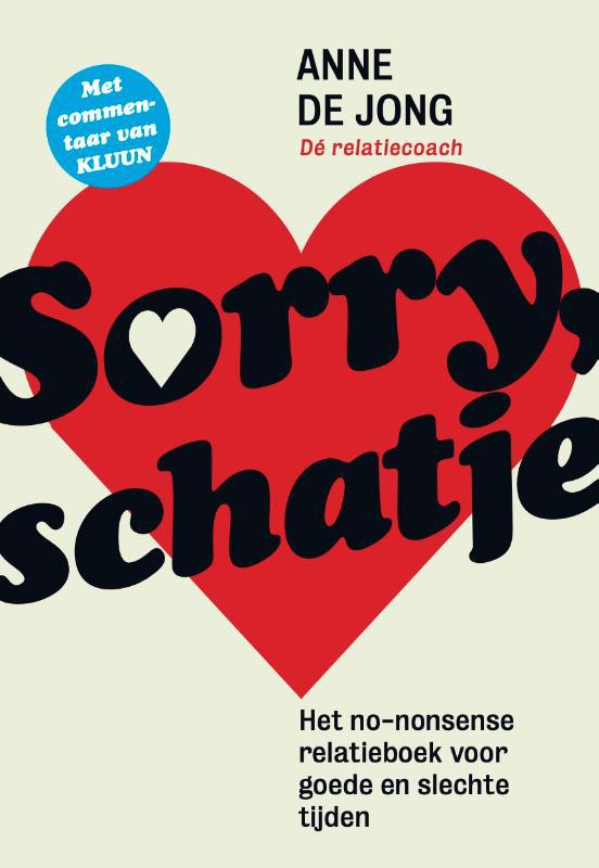 De voorkant van het boek met de titel : Sorry, schatje